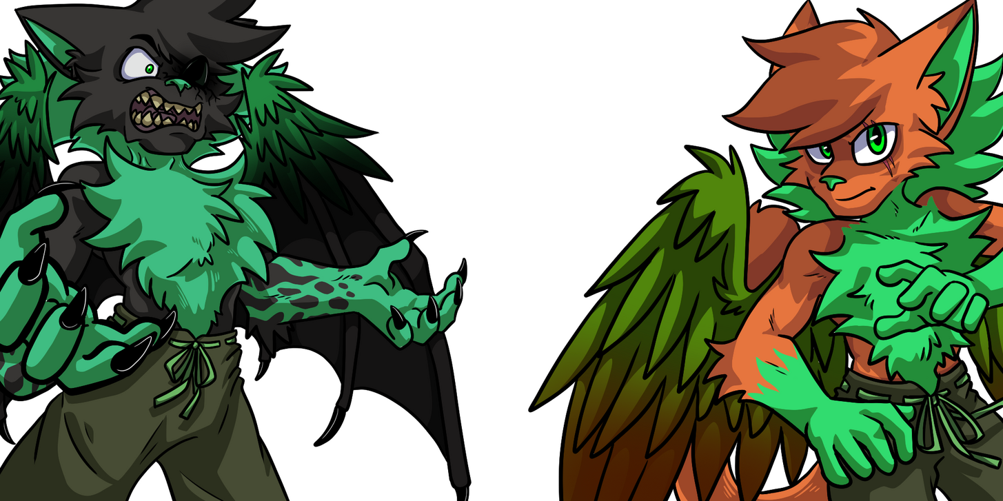 Chaotic Storm Leaf's original and current form.